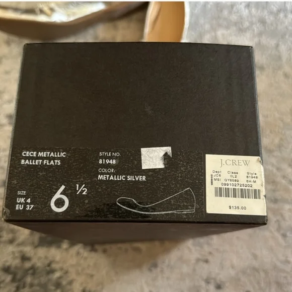 J. Crew Metallic Ballet Flats - Picture 5 of 5